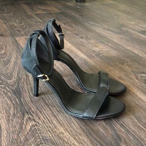 Suede & Leather Minimalist Sandals NWOT